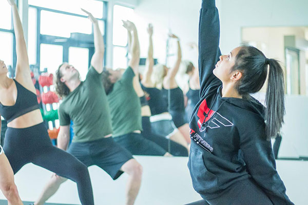 Yoga class picture