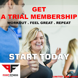 3 Free Personal Training Sessions and First Month Free - Point Fitness Club Saskatoon