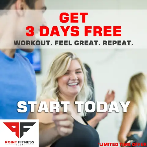 3 Free Personal Training Sessions and First Month Free - Point Fitness Club Saskatoon